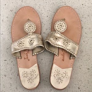 Platinum Jack Rogers wide width sandals size 8.5